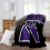 Northwest NCAA Northwestern Wildcats Raschel Couverture 60"" x 80"" Basic 2