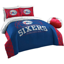 Northwest NBA Philadelphia 76ers Bettdecken- und Kissenbezüge-Set Full/Queen Reverse Slam