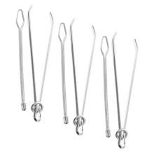 6Stk Edelstahl Kordelspanner & Fädelhilfe Für Hoodie & Nähzubehör