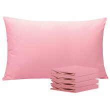 NTBAY 100% Brushed Microfiber Queen Pillowcases Set of 4 1800 Super Soft and Cozy Wrinkle Fade Stain Resistant with Envelope Closure Bed Pillow Ca