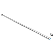 Verstellbare Kleiderschrankstange Hochbelastbar Silber 1