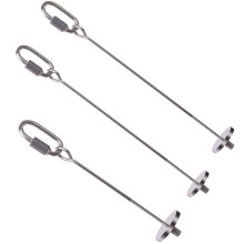 3-teiliger -halter für gemüse, und vogelfutter
