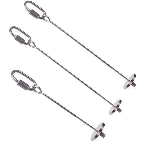 3-teiliger -halter für gemüse, und vogelfutter