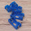 4-teiliges D-Batteriefach Serie/Parallel, blau 3