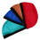 4 elastische -caps, unisex, glatt, bunt, kuppel-design 1
