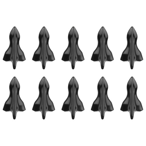 10 auto- -flossen-stil aus carbonfaser, schwarz