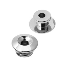 Gitarrenbandhalter Silber 2