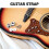 Gitarrenbandhalter Silber 2 8