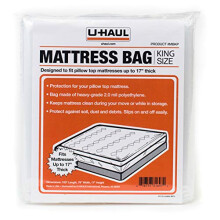 Borsa per materasso con rivestimento pillow top U-Haul King (adatta per materassi fino a 17"" di spessore) - 78"" x 103"" x 17""""