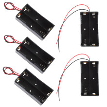 5Stk Aa Batteriebox Mit Anschlusskabel Schwarz Für Uhr Und Spielzeug