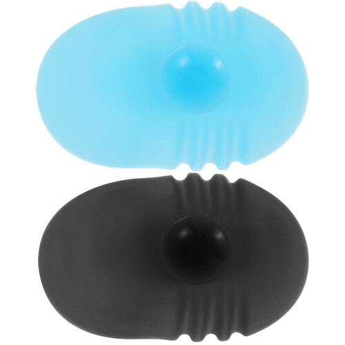 2Pcs Assorted Color Silicone Eye Covers Compact Reusable Eye Protector