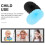 2Pcs Assorted Color Silicone Eye Covers Compact Reusable Eye Protector 10