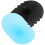 2Pcs Assorted Color Silicone Eye Covers Compact Reusable Eye Protector 6