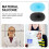 2Pcs Assorted Color Silicone Eye Covers Compact Reusable Eye Protector 8