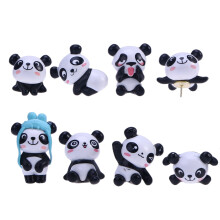 8 panda reißzwecken für kalender und karten