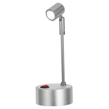 Stylische LED Spotlight Silber Hochhell Für Vitrine Und Schmuck