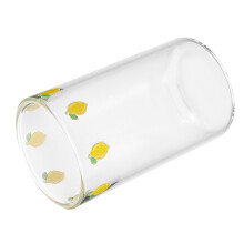 lemon glass trinkflasche mit aus für saft milch