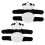 2Stk Stofftier Klapparmband Plüsch Panda 9