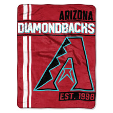 MLB Arizona Diamondbacks Micro Raschel Throw One Size Multicolor
