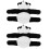 2Stk Stofftier Klapparmband Plüsch Panda 11