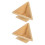 2Stk Holz Reisbällchen Form Chinesischer Reispudding 3