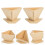 2Stk Holz Reisbällchen Form Chinesischer Reispudding 8
