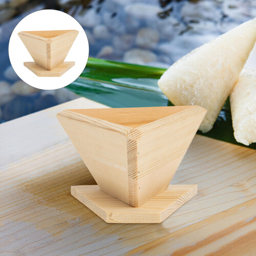 2Stk Holz Reisbällchen Form Chinesischer Reispudding 1