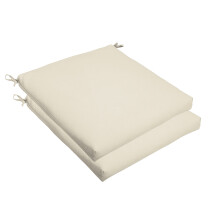 Sorra Home Sunbrella Bristol szgletes szkprna (2 db-os kszlet) - Fakuls- s vzll kltri s beltri terasz loprna plss habbal - Canvas Nat