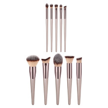 10 Teiliges Make Up Pinsel Set Aluminiumrohr Beauty Tools Mix