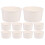 100Stk 3Oz Dessertbecher Einweg Pudding Schüsseln Eisschalen 1