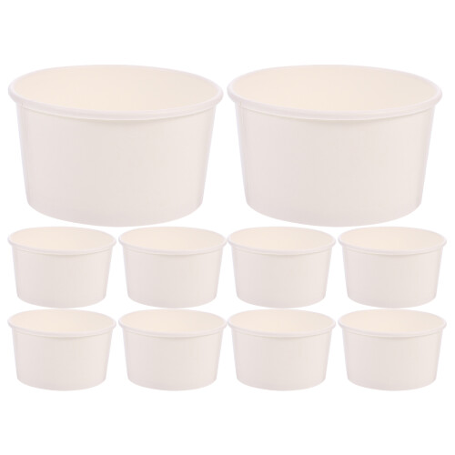 100Stk 3Oz Dessertbecher Einweg Pudding Schüsseln Eisschalen