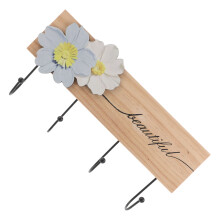 Wood Garderobe: Wandmontierte Kleiderhaken Für Und Schlüssel
