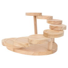 Mehrschichtiger Kuchenturm Aus Holz Für Hochzeit Und Desserts