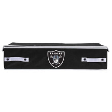 Franklin Sports NFL Oakland Raiders Cajas de Almacenamiento - Grande, 26 x 18 x 6 - Pulgadas