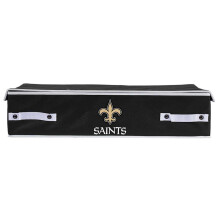 Franklin Sports NFL Almacenamiento Bajo Cama New Orleans Saints - Grande, 66 x 46 x 15 cm