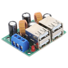 9v 12v 18v 20v auf 5v usb wandler mit 4 usb anschlüssen
