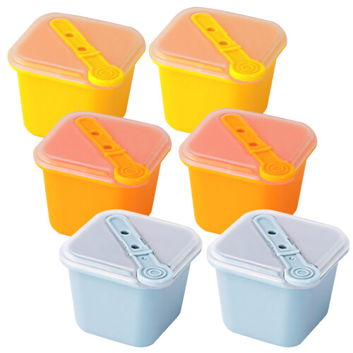 6 Einzeltablett Behälter Für Babyfondant 1