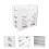 box 4 ebenen mit doppeltür kabelorganizer 5