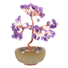 Natürlicher Stein Chakra Kristall Baum Für Wohnkultur Feng Shui