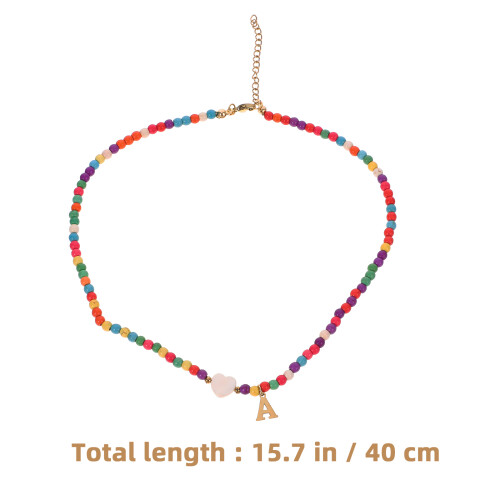 anhänger-kette mit -charms farbenfrohen perlen 1