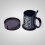 7- . PU- -Set mit Halter, hitzeisolierte runde Untersetzer ( ) 11