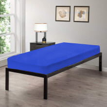 Gilbin 100% Jersey di cotone lavorato a maglia lenzuolo con angoli per materassi da campeggio 76,2 x 192,9 cm (Royal Blue)