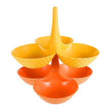 2Stk Candy Dish Obstteller Snackteller Kreativer Moderner Fruchthalter