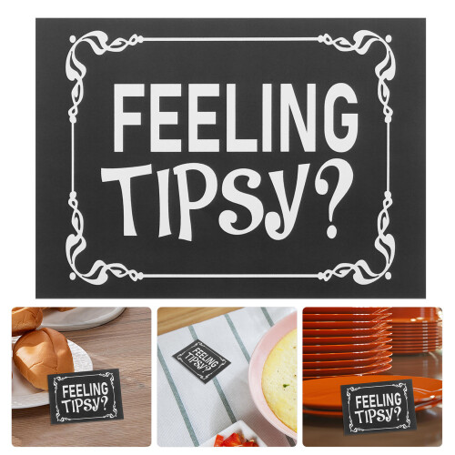 10 feeling tipsy aufkleber selbstklebend für bar 2
