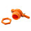 2 nylon honiggatter mit , imkerzubehör (orange) 4