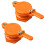 2 nylon honiggatter mit , imkerzubehör (orange) 6