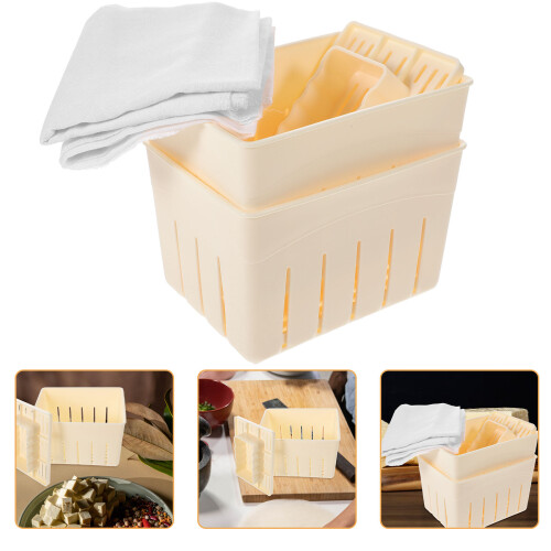 2 Sets Tofu Mit Und Presseformen Für 2
