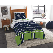 Offiziell lizenziertes NFL Seattle Seahawks Twin-Bett-in-a-Bag-Set, 64"" x 86""