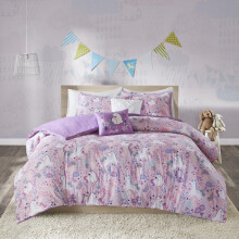 Urban Habitat Kids 100 % bomull Tcken Set-Roligt tryck och levande frg Modern design Hela ssongen Mysig sngklder Matchande Shams Dekorativ k