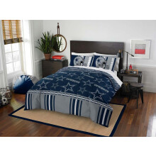 Offiziell lizenziertes NFL Dallas Cowboys Queen-Size-Bett-in-a-Bag-Set, 218,4 x 218,4 cm.